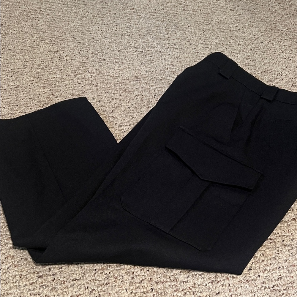 Men's dark navy side pocket Cargo Pants